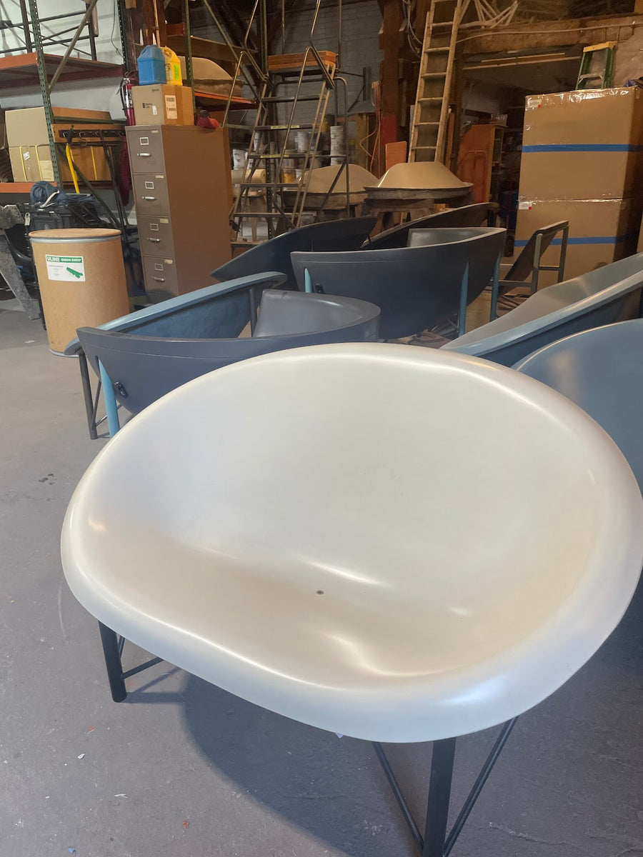 31 - Helios Chair - Bone x Matte Black [OUTLET]