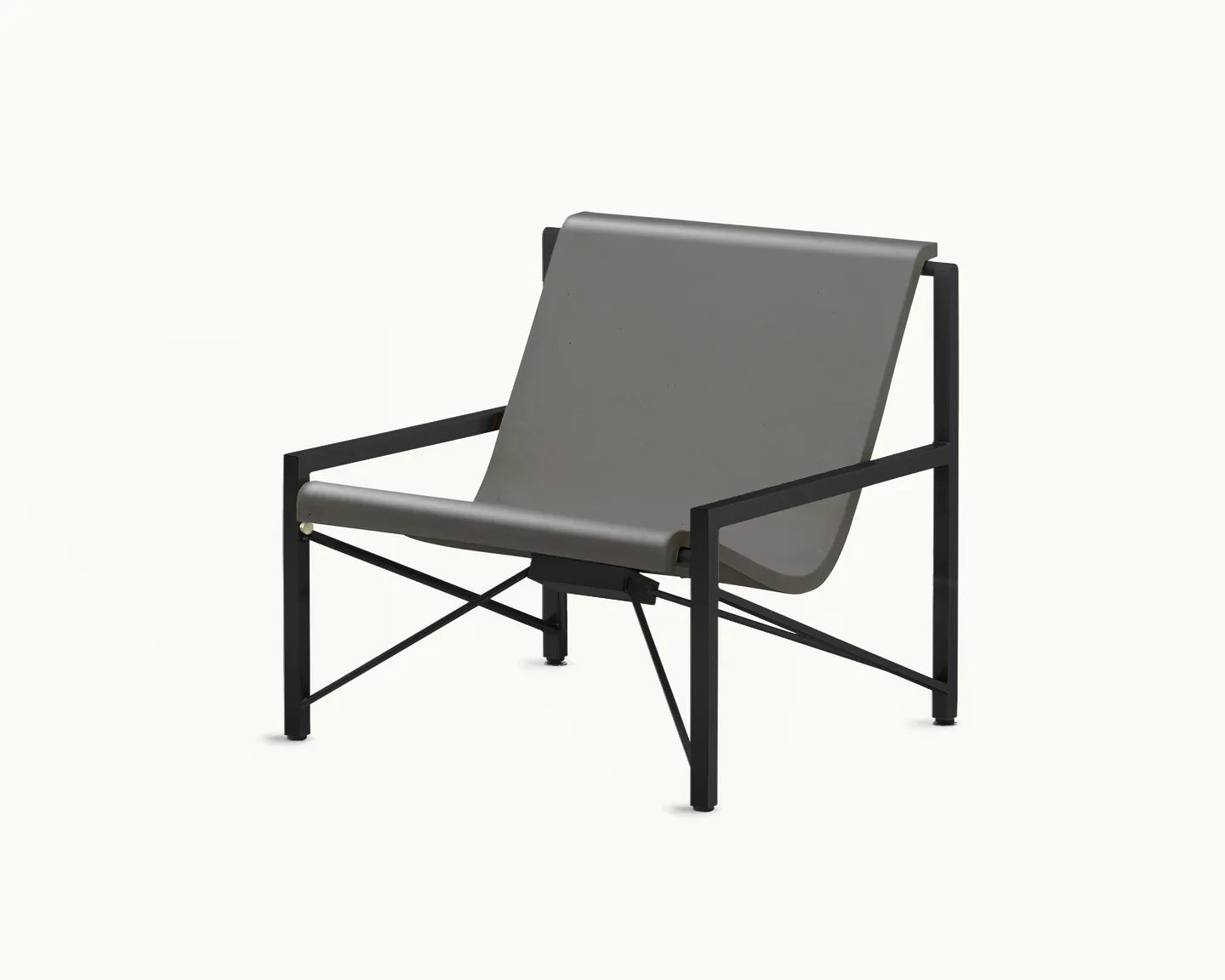 Evia Chair Charcoal + Matte Black