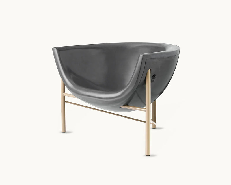 Kosmos Chair  Graphite + Brass